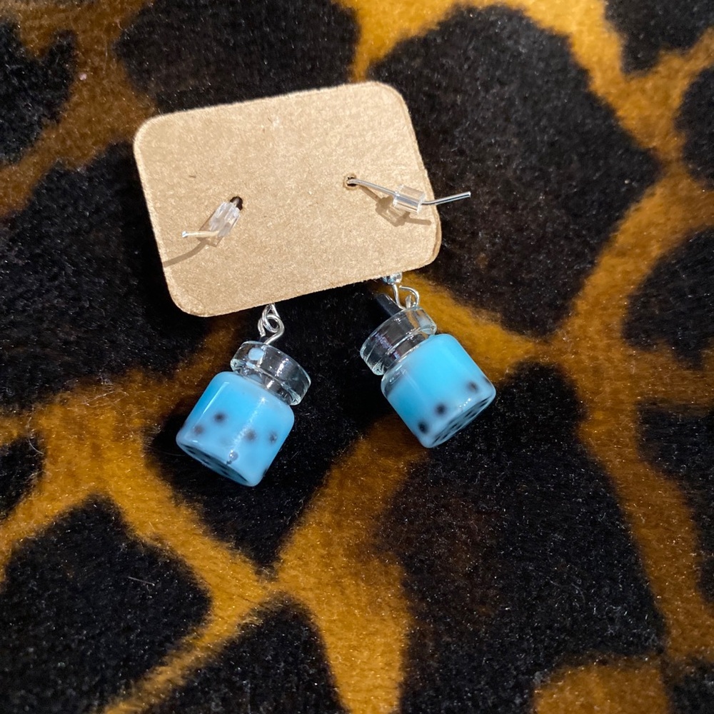 Boba Tea Earrings - Picture 3 of 3